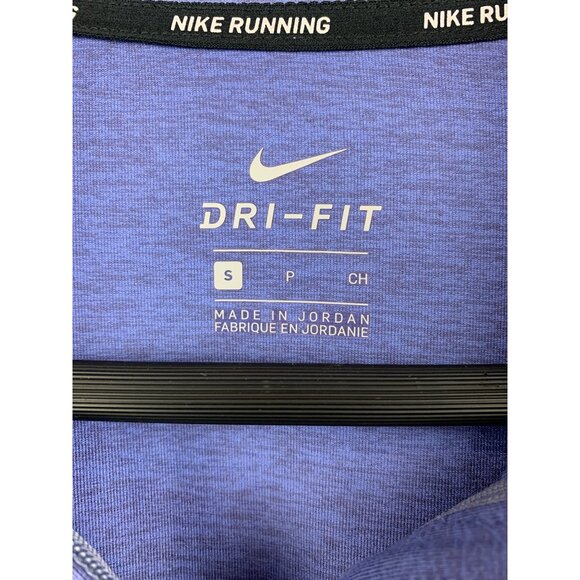 Nike Dri-Fit Running Sweatshirt S Blue - Picture 5 of 6